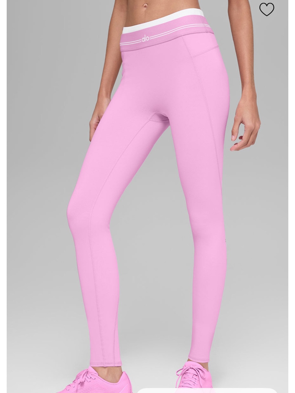 Alo High-Waist 7/8 better together Pink Legging XS